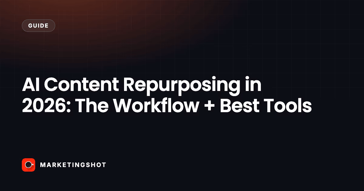 AI Content Repurposing in 2026: The Workflow + Best Tools