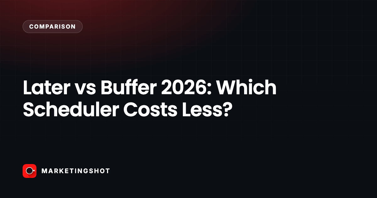 Later vs Buffer 2026: Which Scheduler Costs Less?