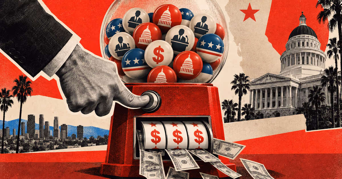 California fines paid political posts